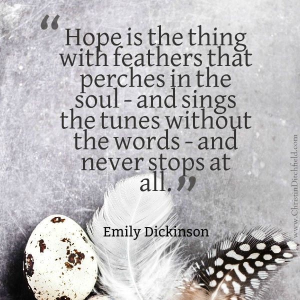 Hope Quote Emily Dickinson