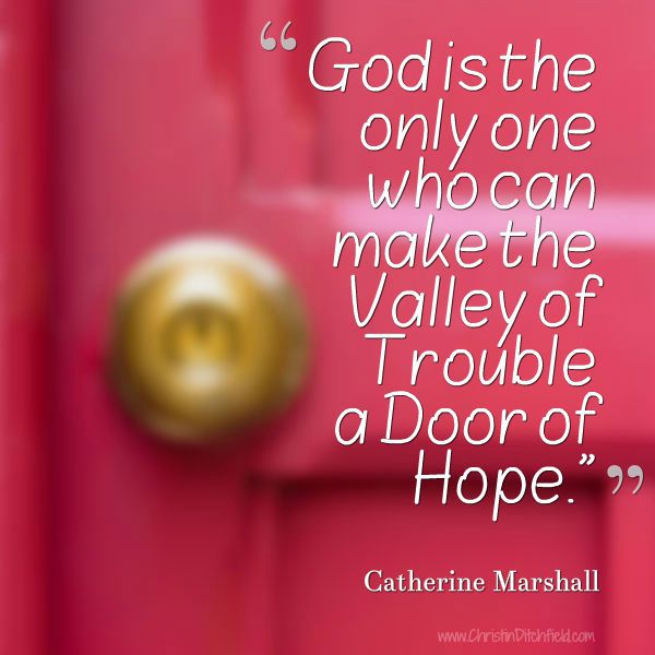 Hope Quote Catherine Marshall