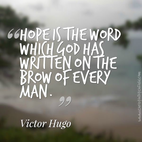 Hope Quote Victor Hugo