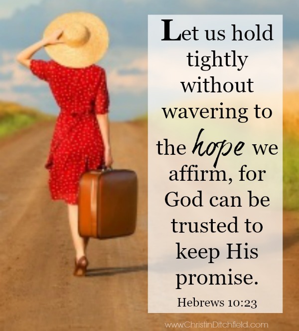 Let us hold tightly