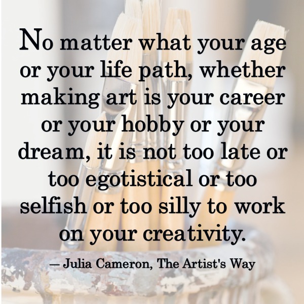 Julia Cameron Quote on Creativity