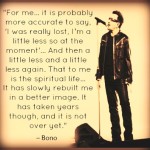 U2's Bono on the Spiritual Life