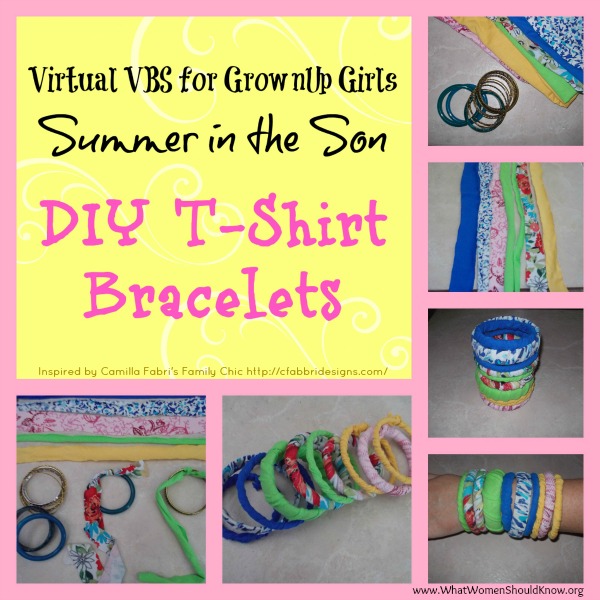 DIY T-Shirt Bracelets