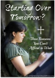 Starting Over Tomorrow