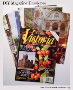 DIY Magazine Envelopes