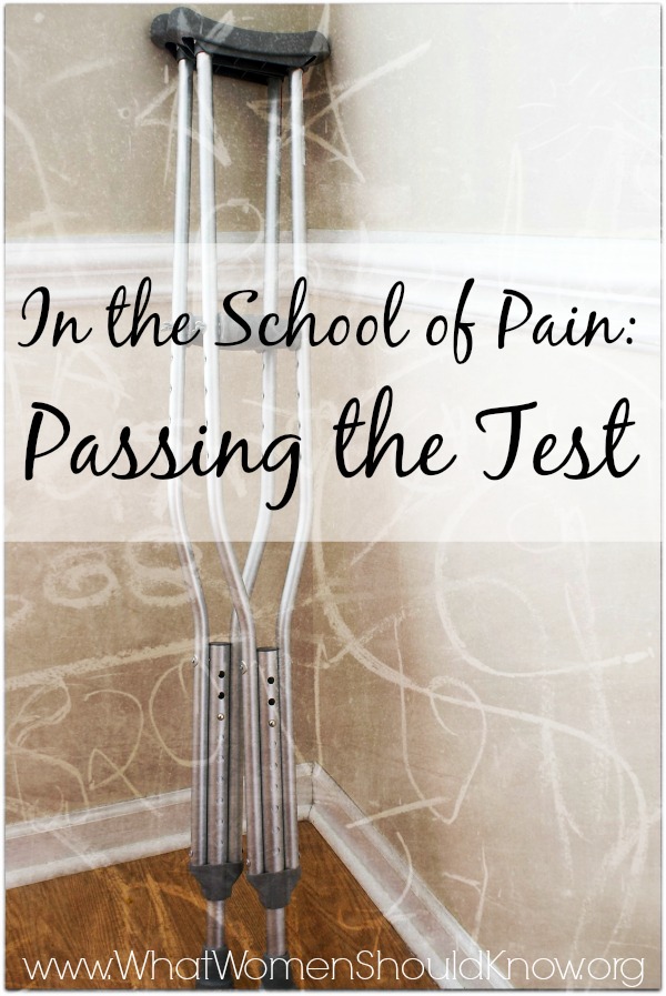 In the School of Pain: Passing the Test