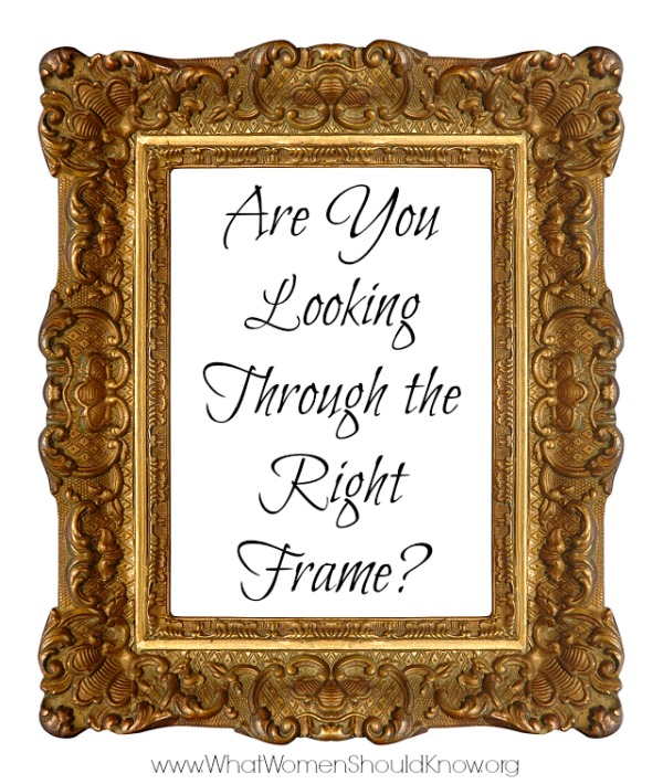 Are You Looking Through the Right Frame?