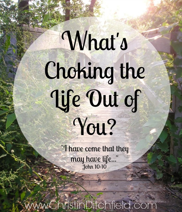 What’s Choking the ‘Life’ Out of You?