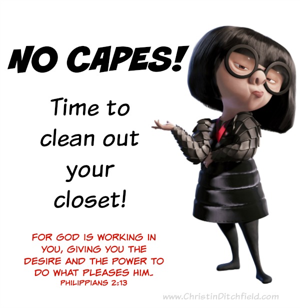 No Capes: Time to Clean Out Your Closet!