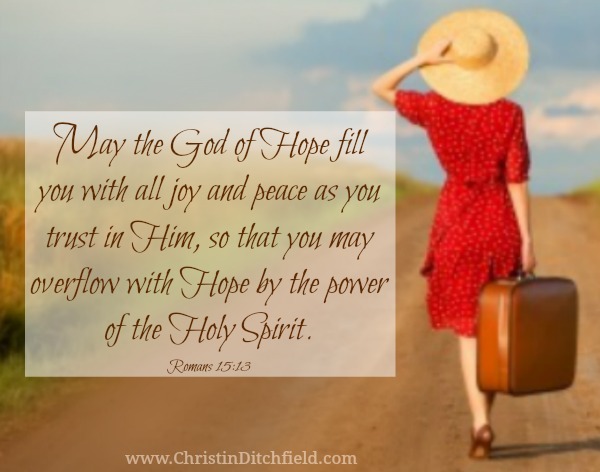 Romans 15:13 Hope Scripture Graphic