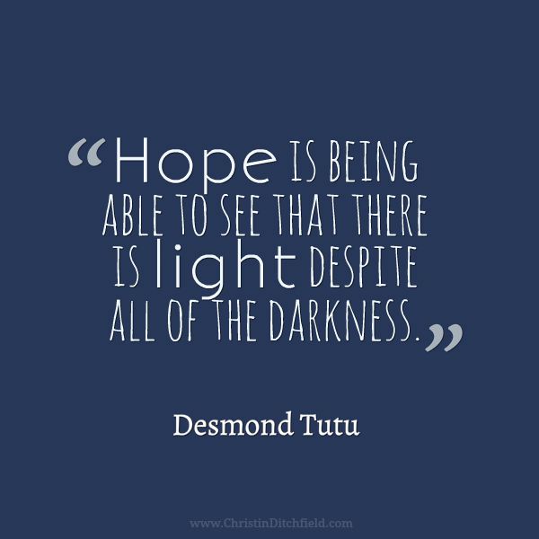 Hope Quote Desmond Tutu