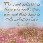 Psalm 147:11 Hope Scripture Graphic