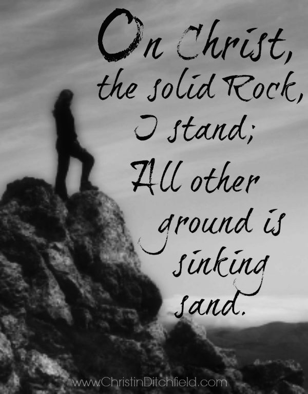 On Christ the Solid Rock