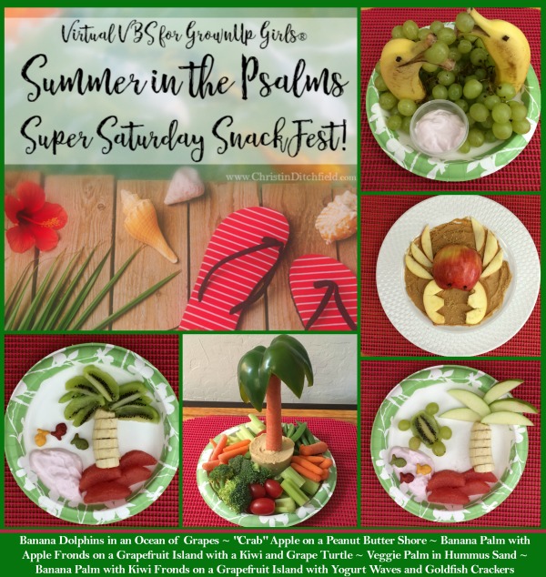 Virtual VBS Super Saturday Snackfest Beach Snacks